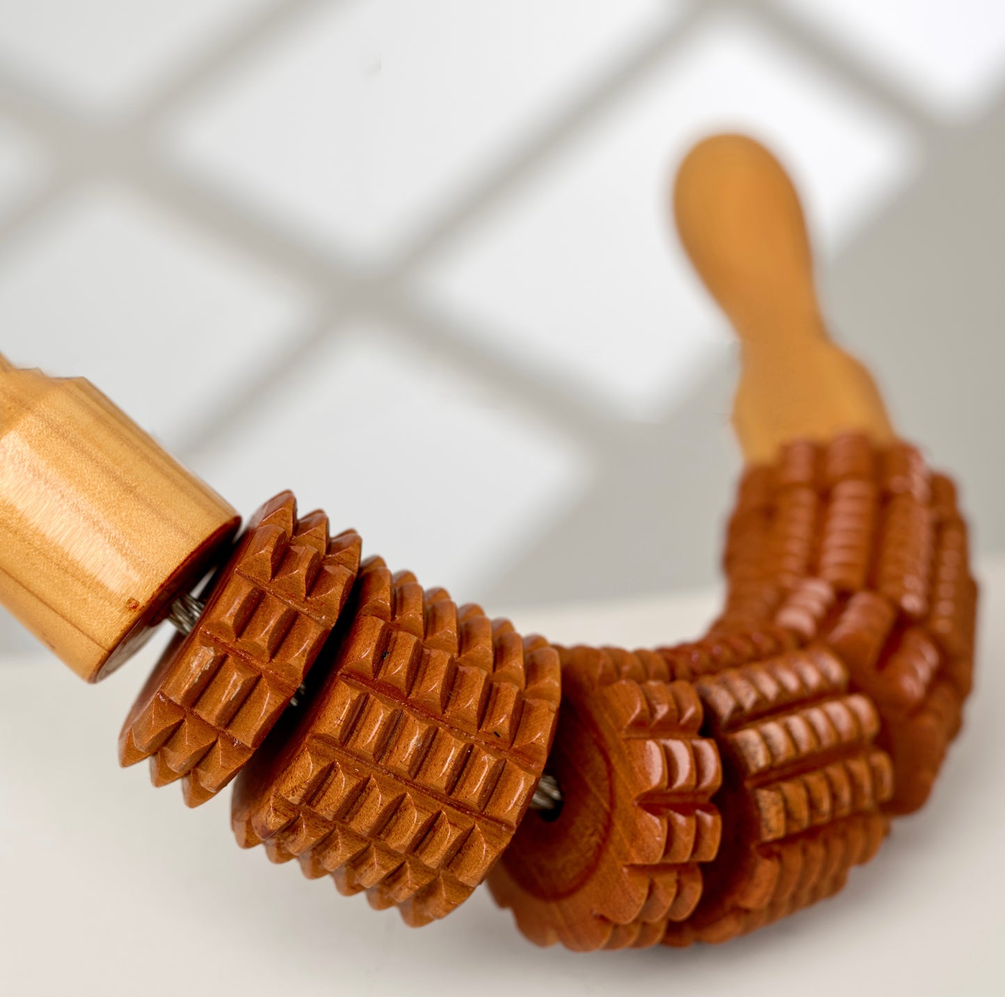 Flexible Wood Therapy Engraved Roller
